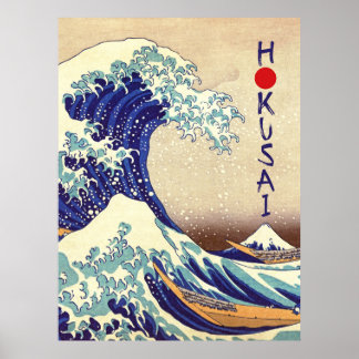 De Grote Golf voor Kanagawa - Japanse Kunstprint Poster