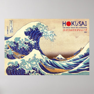 De Grote Golf voor Kanagawa - Japanse Kunstprint Poster
