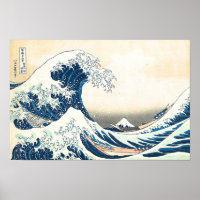 De Grote Golf voor Kanagawa Japanse Kunstprint