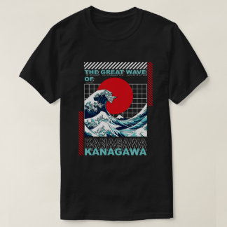De Grote Golf voor Kanagawa Japanse Retro T-shirt