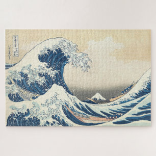 De Grote Golf voor Kanagawa van Hokusai Legpuzzel