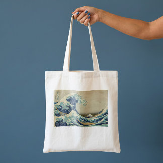 De Grote Golf voor Kanagawa- Vintage Japans Tote Bag