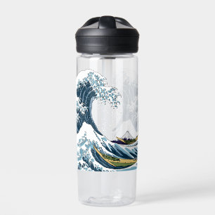 De Grote Golf voor Kanagawa Waterfles