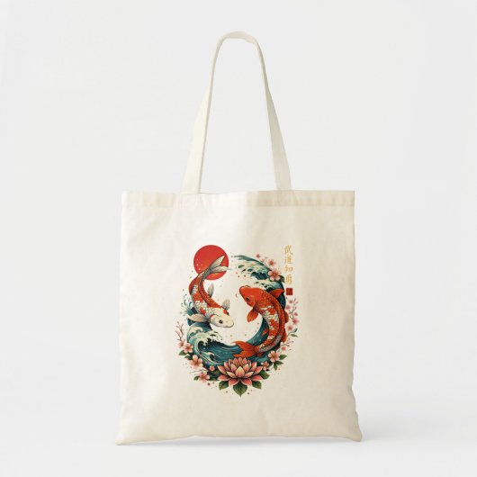 De Grote Golf voor Koi Vis Tote Bag (Voorkant)