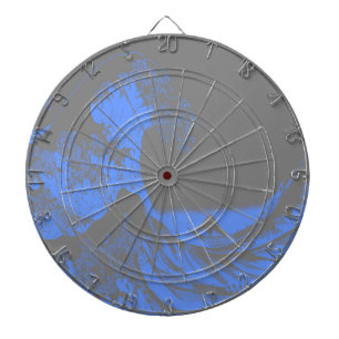 De Grote Golf Zeeschuim Blauw & Grijs Dartbord