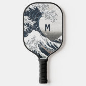 De Grote Golf - zwart & wit Pickleball Paddle (Voorkant)