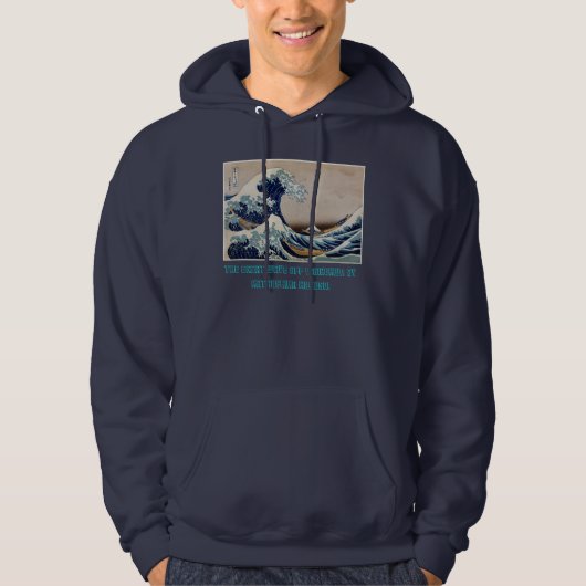 De grote golfhooi hoodie (Voorkant)