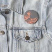 De Grote Golfpeach en de Grijze Ronde Button 5,7 Cm (In situ)