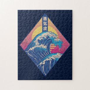 De grote golfslaggolf legpuzzel