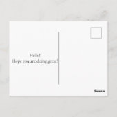 De Grote Golve Ukiyoe Collages Briefkaart (Achterkant)