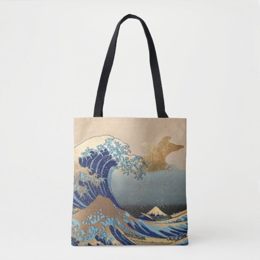 De grote golven bij Kanagawa Tote Bag (Voorkant)
