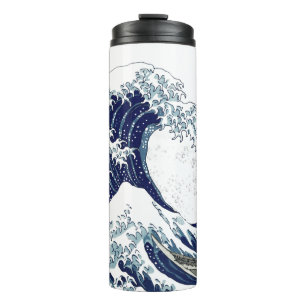 De Grote Golven van Hokusai bij Kanagawa Thermosbeker