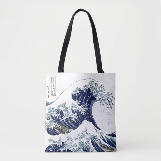De Grote Golven van Hokusai in Kanagawa Tote Bag (Voorkant)