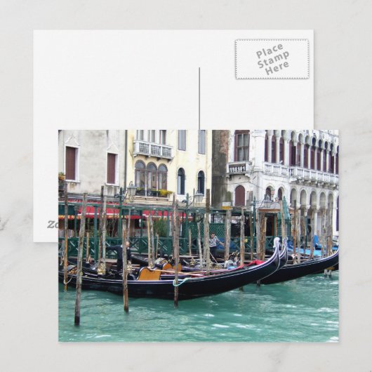 De grote Gondels van het Kanaal Briefkaart (Voorkant / Achterkant)