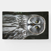 De grote grijze boomkring spandoek (Horizontaal)