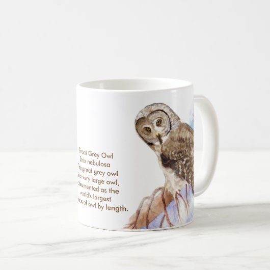 De Grote Grijze Mok van de vogelpest (Voorkant rechts)