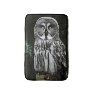 De Grote Grijze Owl Bmcn Badmat