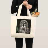 De grote grijze uil jtcna tote bag (Voorkant (product))