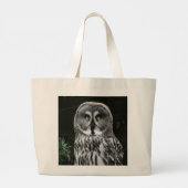De grote grijze uil jtcna tote bag (Achterkant)