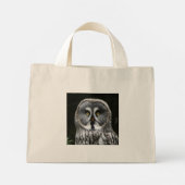 De Grote Grijze Uil tcnm Mini Tote Bag (Achterkant)