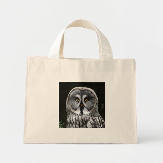 De Grote Grijze Uil tcnm Mini Tote Bag (Voorkant)