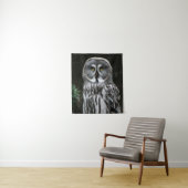 De Grote Grijze Uil Wandkleed (In situ)