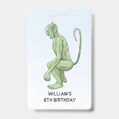 De Grote Groene Goblin Verjaardag Badge (Achterkant)