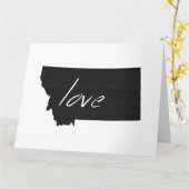 De Grote Groet van Montana van de liefde Kaart (Gele Bloem)