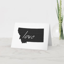 De Grote Groet van Montana van de liefde Kaart