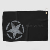 De grote Grootste Verdrukte Stijl van de Ster met  Golfhanddoek (Horizontaal)