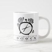 De grote. grote koffiekop (Rechts)