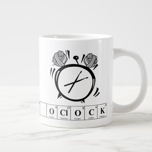 De grote. grote koffiekop (Rechts)