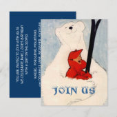 DE GROTE GROTE PARTIJ VAN DE POLAIRE BEER VROUW IN KAART (Voorkant / Achterkant)