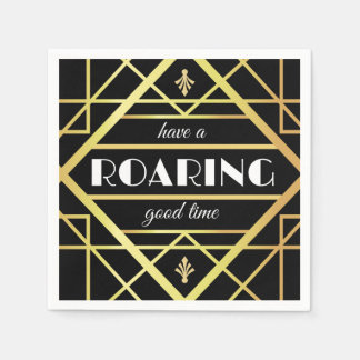 De Grote "Heb een brullende goede tijd" Servet