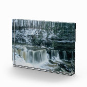 De grote Herfsten van Tinkers Creek op een besneeu Fotoblokken (Rechts)