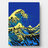 De Grote Hokusai Golf in Pop Art Stijl Accent Fotoplaat (voorkant)