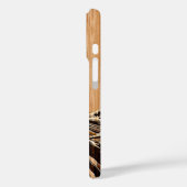 De Grote Hokusai Wave Bamboo Hout ontwerp Case-Mate iPhone Case (Achterkant / Links)