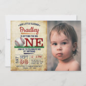 De grote honkbal is een foto van 1 september. kaart (Voorkant)