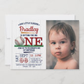 De grote honkbal is een foto van 1 september. kaart (Voorkant)