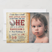 De grote honkbal is een foto van 1 september. kaart (Voorkant)