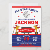 De grote honkbal kleine slingerjongen die de dag v kaart (Voorkant)