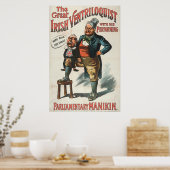 De grote Ierse ventriloquist Poster (Keuken)
