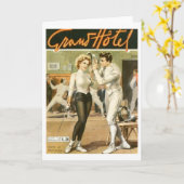 De grote Italiaanse Schermende Advertentie van het Kaart (Gele Bloem)