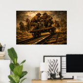 De Grote Jacht Poster (Thuiskantoor)