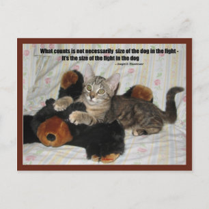 De grote jager briefkaart