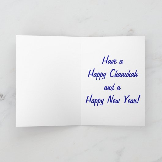 De grote Kaart van de Chanoeka Dreidel (Binnen)