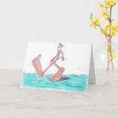 De "grote" Kaart van de Verjaardag Bigfoot (Gele Bloem)