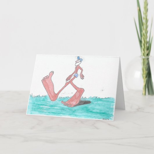 De "grote" Kaart van de Verjaardag Bigfoot (Voorkant)