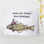 De grote Kaart van de Verjaardag van de Kabeljauw (Gele Bloem)