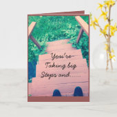 De grote kaart van stappenAfstuderen (Gele Bloem)